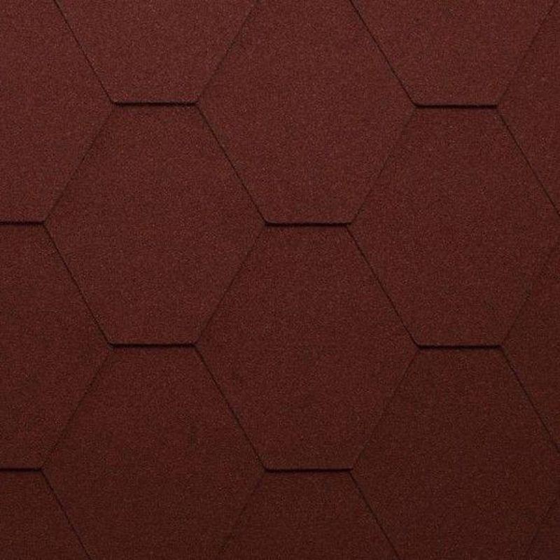 Гибкая битумная черепица Katepal KL, красный